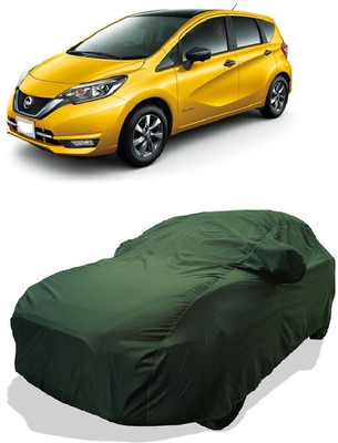 Coxtor Car Cover For Nissan NOTE (With Mirror Pockets)(Green)