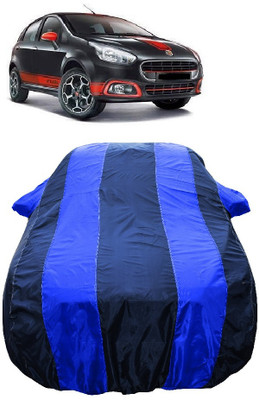 Wegather Car Cover For Fiat Abarth Punto (With Mirror Pockets)(Blue)