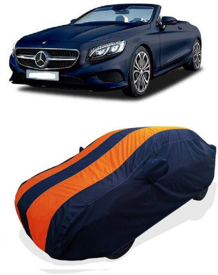 Coxtor Car Cover For Mercedes Benz S-Class Cabriolet S 500 (With Mirror Pockets)(Orange)