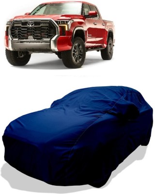 Coxtor Car Cover For Toyota Tundra (With Mirror Pockets)(Blue)