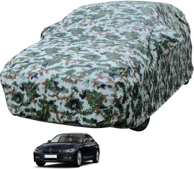 Auto Hub Car Cover For BMW 520d (With Mirror Pockets)(Multicolor)