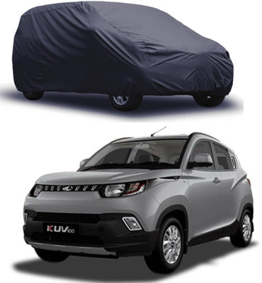 ROYAL AUTO MART Car Cover For Mahindra KUV100 (Without Mirror Pockets)(Grey)