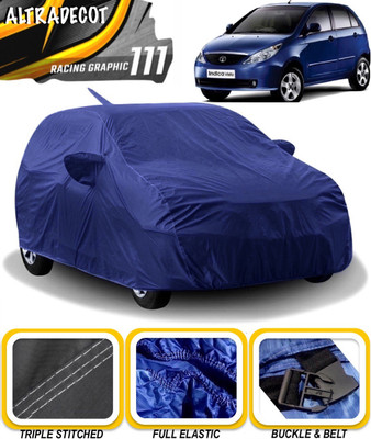 ALTRADECOT Car Cover For Tata Indica Vista (With Mirror Pockets)(Blue)