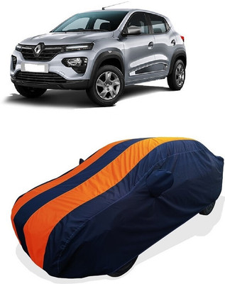 Coxtor Car Cover For Renault Kwid RXE (With Mirror Pockets)(Orange)