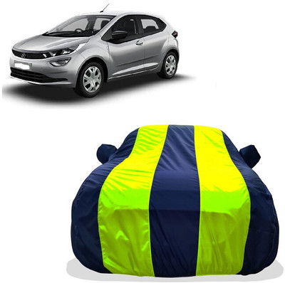 Tricway Car Cover For Tata Altroz XT Diesel (With Mirror Pockets)(Yellow)