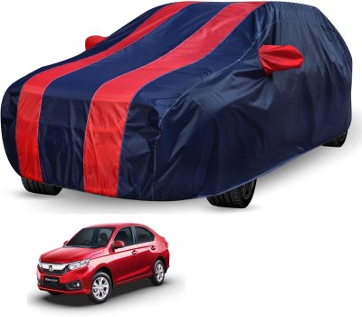 Auto Hub Car Cover For Honda Amaze (Without Mirror Pockets)(Blue, Red, For 2018 Models)