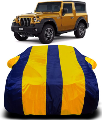 AXLOZ Car Cover For Mahindra Thar (With Mirror Pockets)(Multicolor)