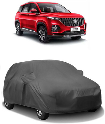 HMS Car Cover For MG Hector Plus (With Mirror Pockets)(Grey)