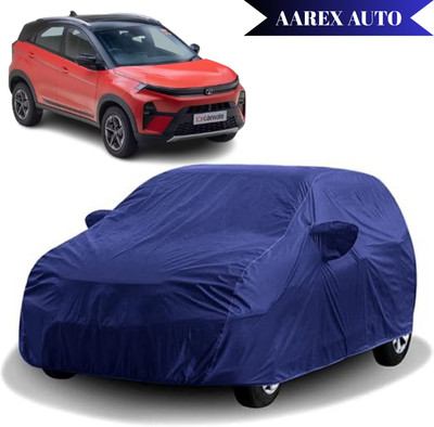 AAREX AUTO Car Cover For Tata Nexon (With Mirror Pockets)(Blue, For 2019, 2020, 2021, 2022, 2023, 2024 Models)