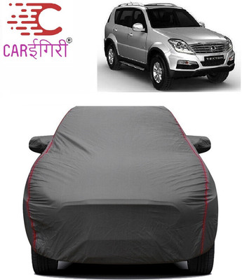Carigiri Car Cover For Mahindra SsangYong Rexton (With Mirror Pockets)(Grey)
