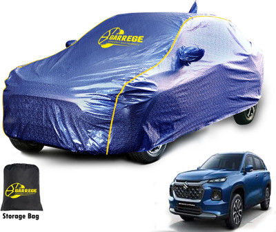 GARREGE Car Cover For Maruti Grand Vitara (With Mirror Pockets)(Blue, For 2022, 2023, 2024, 2025 Models)