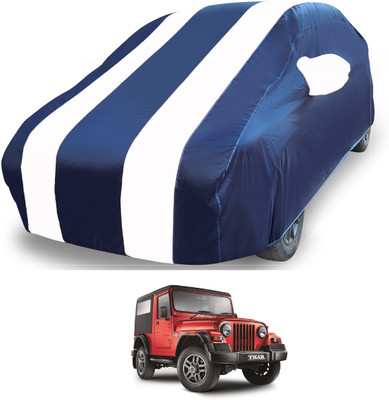 Euro Care Car Cover For Mahindra Thar (With Mirror Pockets)(White)