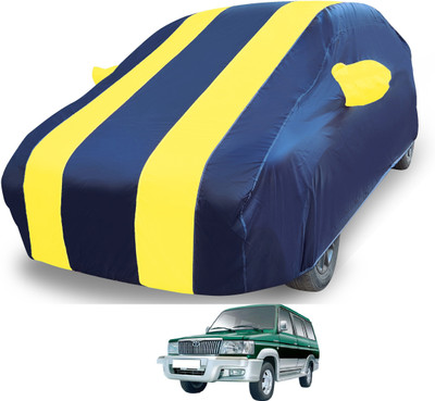 MOCKHE Car Cover For Toyota Qualis (With Mirror Pockets)(White)