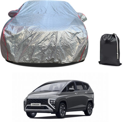 PAGORA Car Cover For Hyundai Universal For Car (With Mirror Pockets)(Silver, For 2019, 2020, 2021, 2022, 2023 Models)