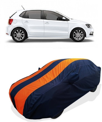 Coxtor Car Cover For Volkswagen Polo GT 1.5 TDI Diesel (With Mirror Pockets)(Orange)
