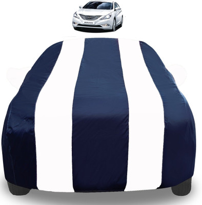 Auto Hub Car Cover For Hyundai Sonata (With Mirror Pockets)(White)
