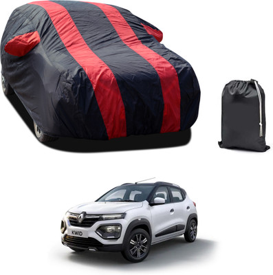 CODOKI Car Cover For Renault Kwid (With Mirror Pockets)(Red, For 2019, 2020, 2021, 2022, 2023 Models)