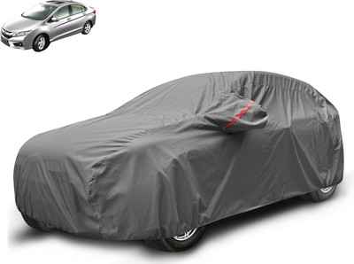 Auto Hub Car Cover For Honda City i-Dtec (With Mirror Pockets)(Grey)