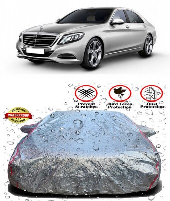 RWT Car Cover For Mercedes Benz S 300 (With Mirror Pockets)(Silver)