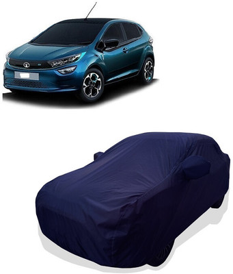Tricway Car Cover For Tata Altroz EV (With Mirror Pockets)(Blue)