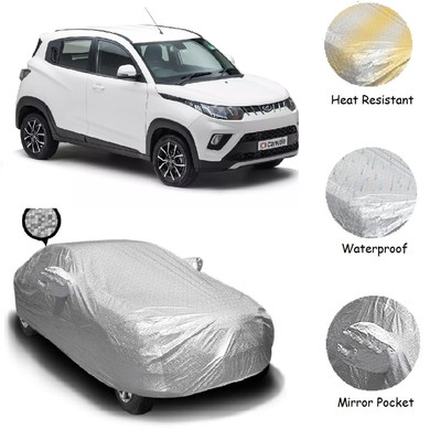 AUTOFIT Car Cover For Mahindra KUV100 (With Mirror Pockets)(Silver)