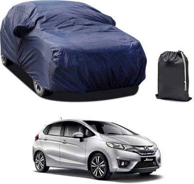 PAGORA Car Cover For Honda Jazz (With Mirror Pockets)(Blue)