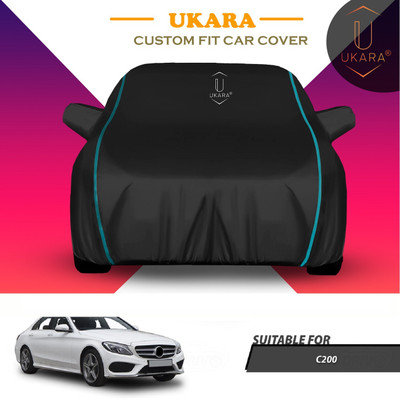 Ukara Car Cover For Mercedes Benz C200 (With Mirror Pockets)(Black)
