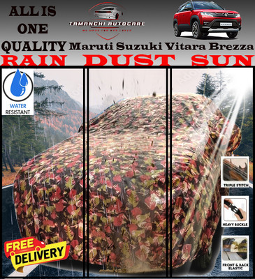 Tamanchi Autocare Car Cover For Maruti Suzuki Vitara Brezza(Multicolor)