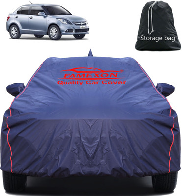 FAMEXON Car Cover For Maruti Suzuki Dzire (With Mirror Pockets)(Black)