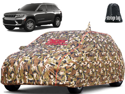 FAMEXON Car Cover For Jeep Grand Cherokee (With Mirror Pockets)(Green)