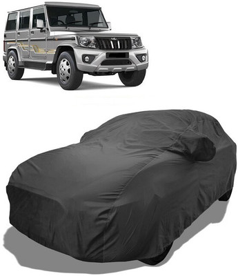 Coxtor Car Cover For Mahindra Bolero (With Mirror Pockets)(Grey)