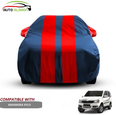 AUTO ALAXON Car Cover For Mahindra Xylo (With Mirror Pockets)(Blue, Red)