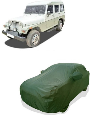Tricway Car Cover For Mahindra Marshal (With Mirror Pockets)(Green)