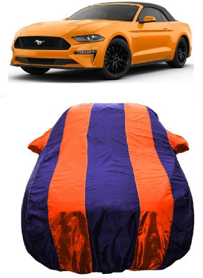 Wegather Car Cover For Ford Mustang Facelift (With Mirror Pockets)(Orange)