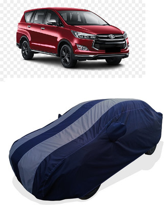 Coxtor Car Cover For Toyota Innova Crysta 2.8 GX AT (With Mirror Pockets)(Grey)
