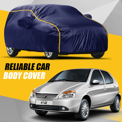 KULTEX Car Cover For Tata Indica V2 (With Mirror Pockets)(Multicolor)