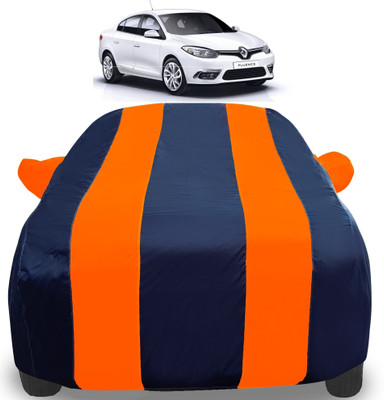 Auto Hub Car Cover For Renault Fluence (With Mirror Pockets)(Orange)