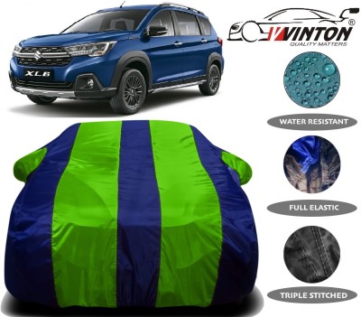 V VINTON Car Cover For Maruti Suzuki XL6 (With Mirror Pockets)(Multicolor)