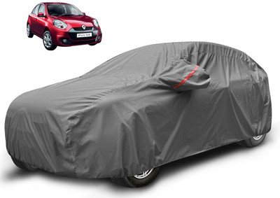 MOCKHE Car Cover For Renault Pulse (With Mirror Pockets)(Grey)