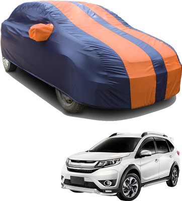 SS FOR YOUR SMART NEEDS Car Cover For Honda BR-V (With Mirror Pockets)(Orange, Blue)