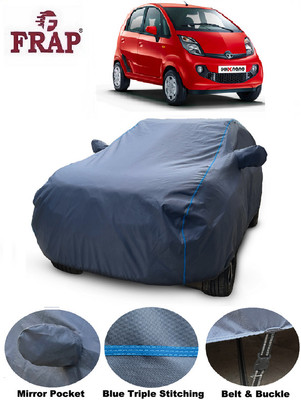 Frap Car Cover For Tata Nano (With Mirror Pockets)(Grey)