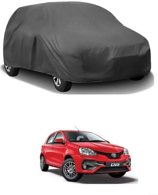 ARNEJA Car Cover For Toyota Etios Liva (Without Mirror Pockets)(Grey)