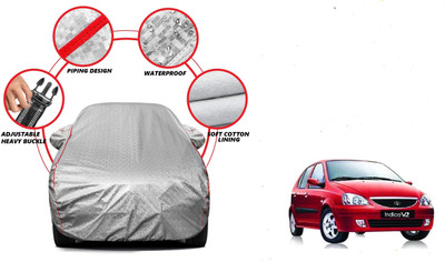 Auto Oprema Car Cover For Tata Indica V2 (With Mirror Pockets)(Silver)