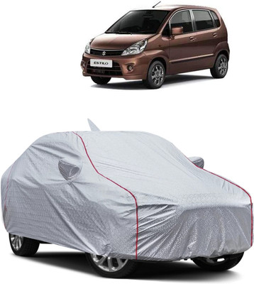 JBR Car Cover For Maruti Suzuki Zen Estilo (With Mirror Pockets)(Silver)