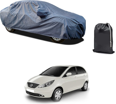 PAGORA Car Cover For Tata Vista Tech (With Mirror Pockets)(Grey, For 2019, 2020, 2021, 2022, 2023 Models)