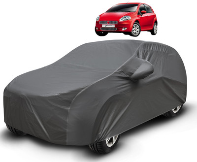 Caronix Car Cover For Fiat Punto (With Mirror Pockets)(Grey)