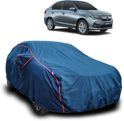 YUNEIK Car Cover For Honda Amaze, Amaze E Diesel, Amaze E i-DTEC, Amaze E i-VTEC, Amaze E Petrol, Amaze EX (With Mirror Pockets)(Blue)