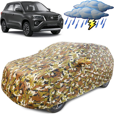 TAXZONE Car Cover For Toyota, Toyota Urban Cruiser, Urban Cruiser (With Mirror Pockets)(Green, For 2020, 2021, 2022, 2023 Models)