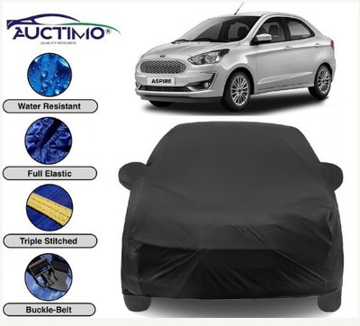 AUCTIMO Car Cover For Ford Figo Aspire (With Mirror Pockets)(Multicolor)