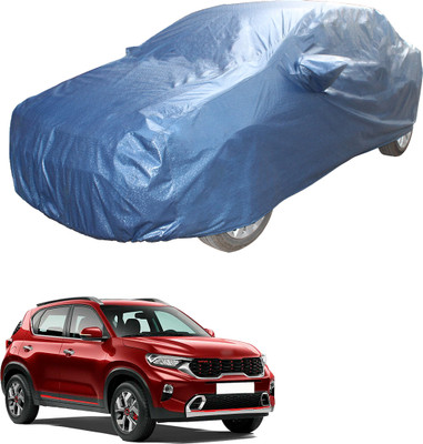 SS FOR YOUR SMART NEEDS Car Cover For Kia Sonet (With Mirror Pockets)(Blue, For 2020 Models)
